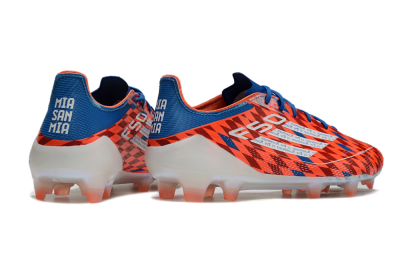 Men's Adidas F50 Elite FG Firm Ground Low-Tops Football Boots - Red/White/Blue