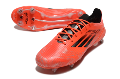 Men's Adidas F50 Elite SG Soft Ground Low-Tops Football Boots - Red/Black