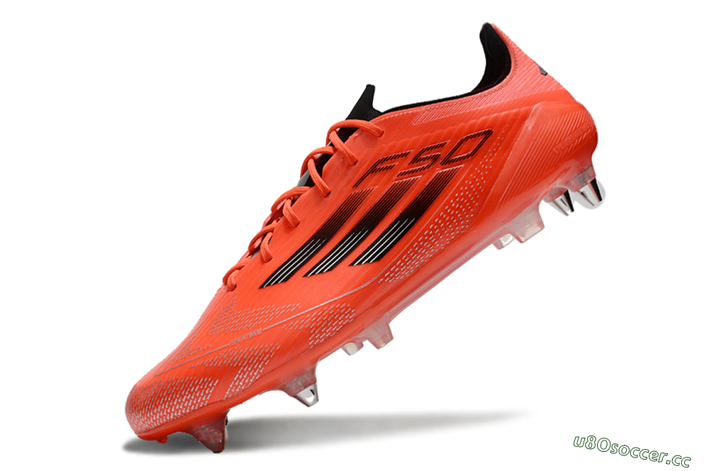 Men's Adidas F50 Elite SG Soft Ground Low-Tops Football Boots - Red/Black 5