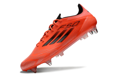 Men's Adidas F50 Elite SG Soft Ground Low-Tops Football Boots - Red/Black