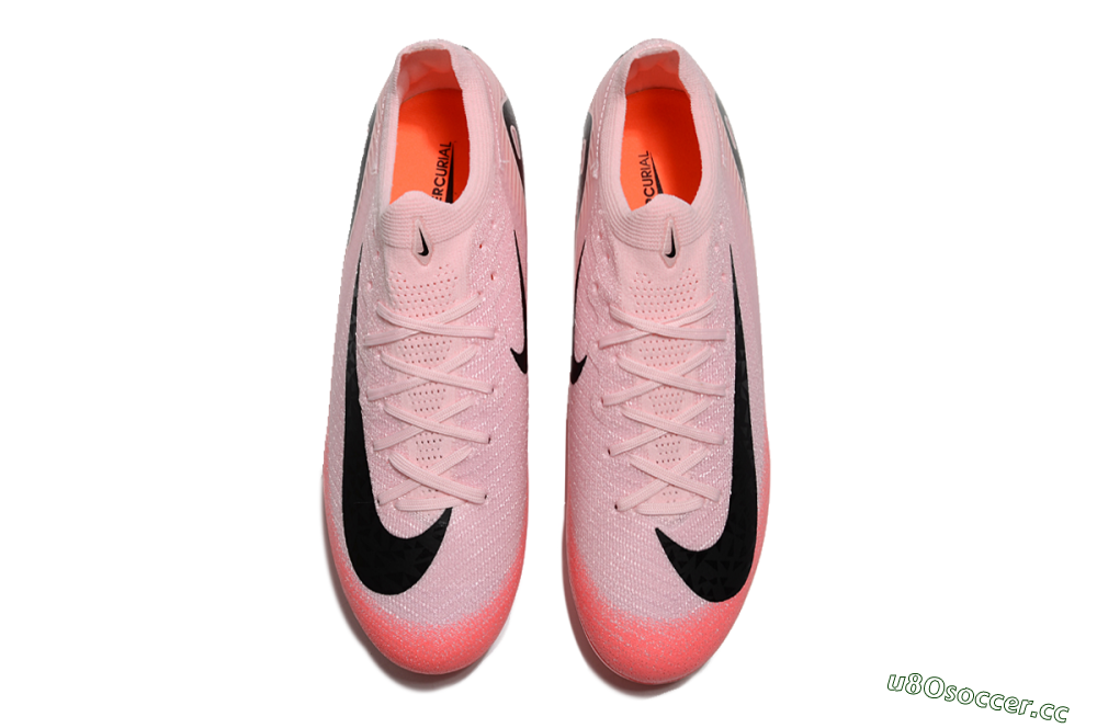 Unisex Nike Air Zoom Mercurial Vapor 16 Elite FG Firm Ground Low-Tops Football Boots - Pink/Red/Black 4