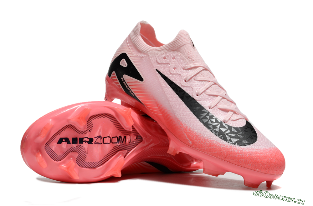 Unisex Nike Air Zoom Mercurial Vapor 16 Elite FG Firm Ground Low-Tops Football Boots - Pink/Red/Black 3