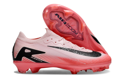 Unisex Nike Air Zoom Mercurial Vapor 16 Elite FG Firm Ground Low-Tops Football Boots - Pink/Red/Black