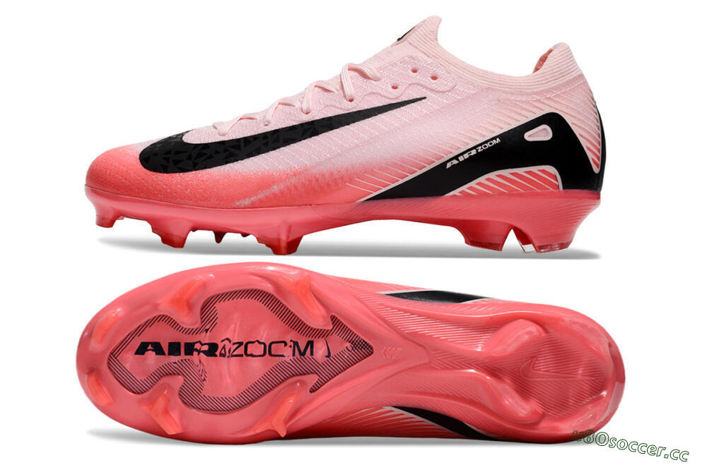 Unisex Nike Air Zoom Mercurial Vapor 16 Elite FG Firm Ground Low-Tops Football Boots - Pink/Red/Black 1