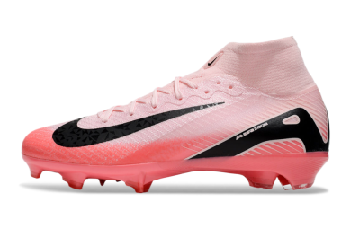 Unisex Nike Air Zoom Mercurial Superfly 10 Elite FG Firm Ground High-Tops Football Boots - Pink/Red/Black