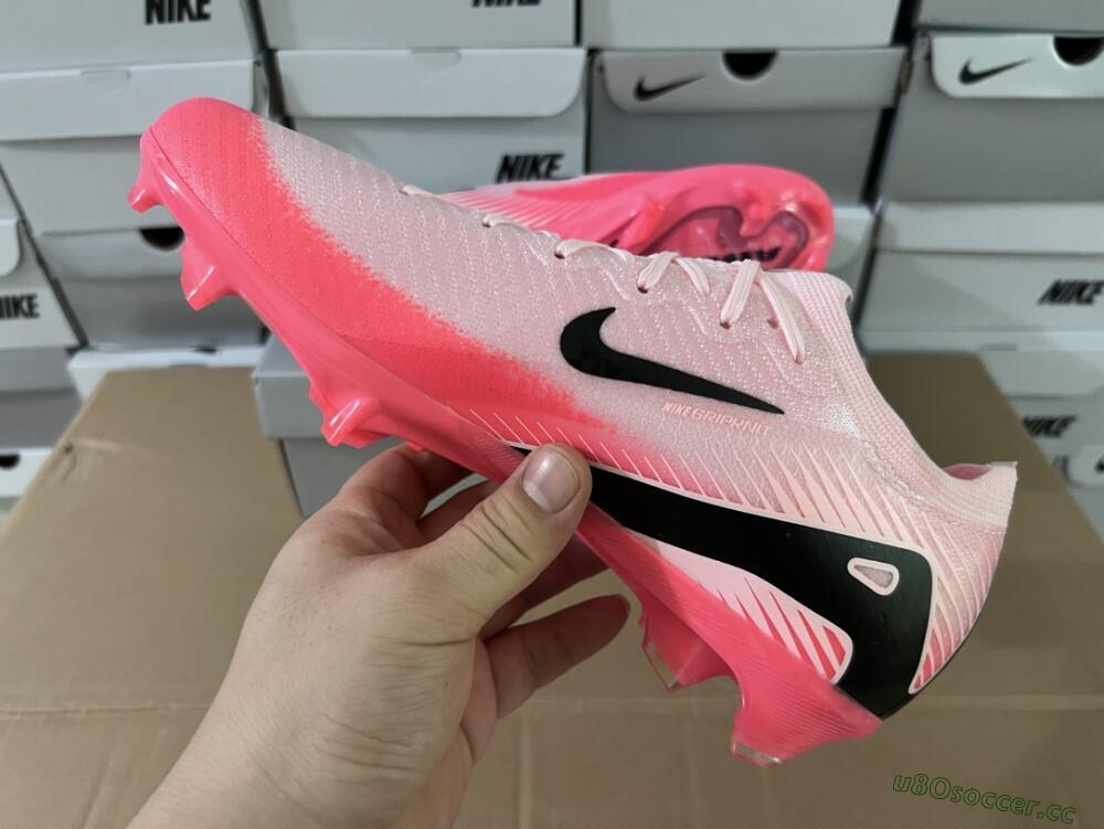 Unisex Nike Air Zoom Mercurial Vapor 16 Elite FG Firm Ground Low-Tops Football Boots - Pink/Red/Black