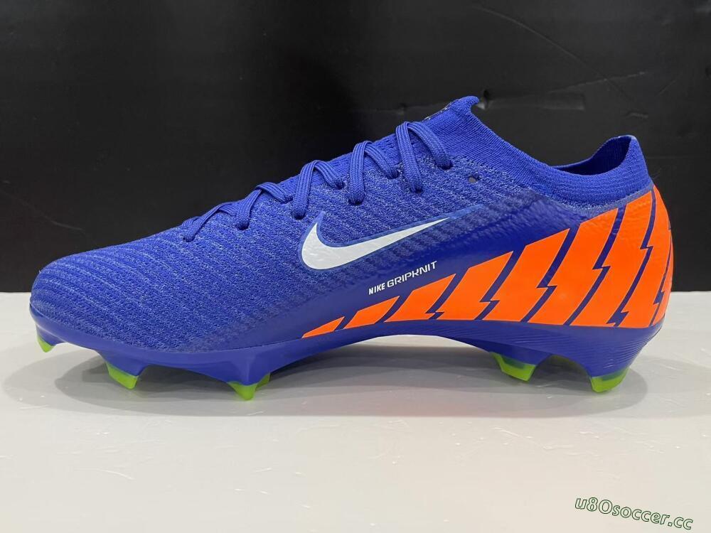 Men's Nike Air Zoom Mercurial Vapor 16 Elite FG Firm Ground Low-Tops Football Boots - Blue/White/Orange