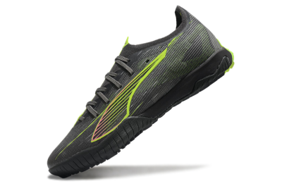 Men's Puma Ultra Ultimate TF Artificial Turf Low-Tops Football Shoes - Oliver Green/Yellow