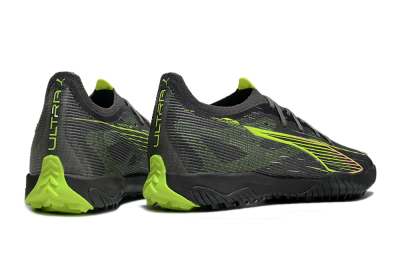 Men's Puma Ultra Ultimate TF Artificial Turf Low-Tops Football Shoes - Oliver Green/Yellow