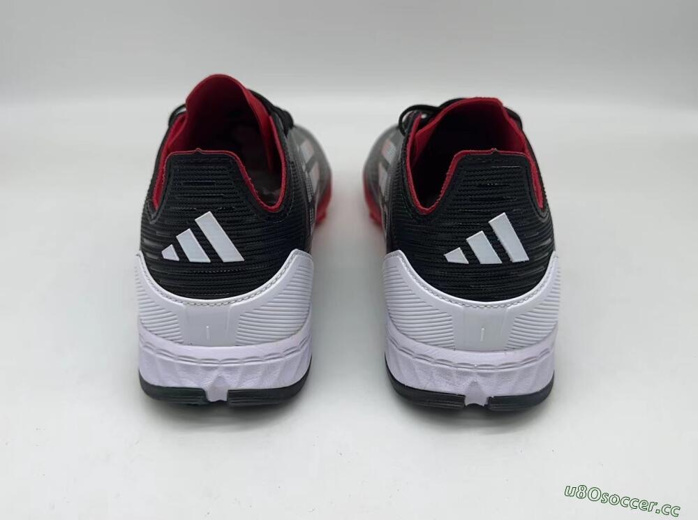 Men's Adidas F50 Pro TF Artificial Turf Low-Tops Football Shoes - Black/Red/White