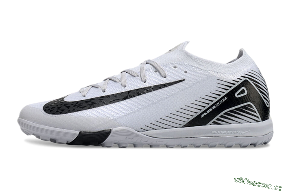 Men's Nike Air Zoom Mercurial Vapor 16 Elite Artificial Turf Low-Tops Football Boots - White/Black 0