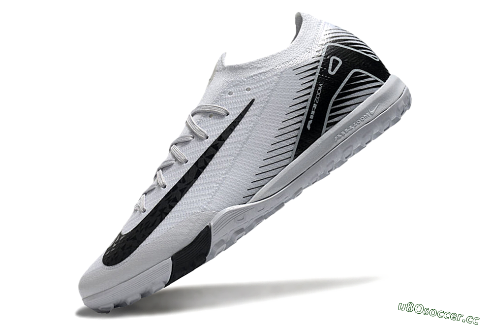 Men's Nike Air Zoom Mercurial Vapor 16 Elite Artificial Turf Low-Tops Football Boots - White/Black 4