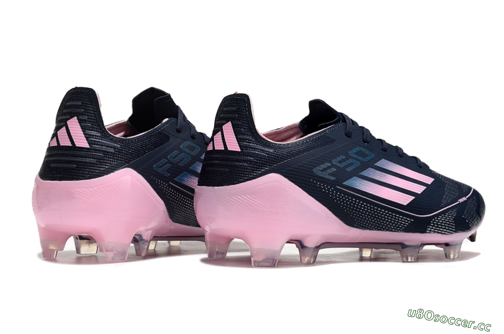 Men's Adidas F50 Elite FG Firm Ground Low-Tops Football Boots - Blue/Pink 6