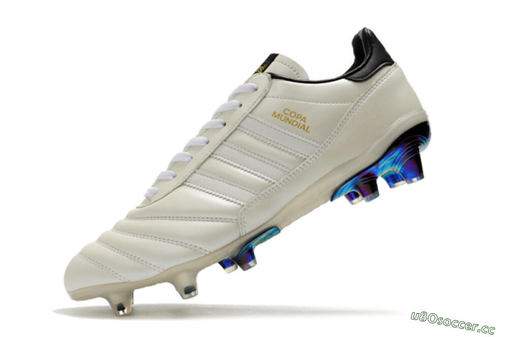 Men's Adidas Copa Mundial 21 FG Firm Ground Low-Tops Football Boots - Beige/Black/White 3