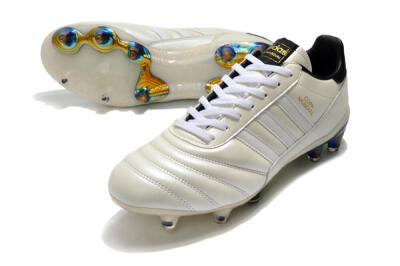 Men's Adidas Copa Mundial 21 FG Firm Ground Low-Tops Football Boots - Beige/Black/White