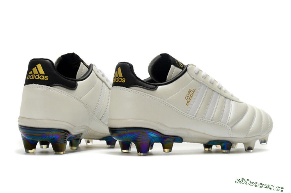 Men's Adidas Copa Mundial 21 FG Firm Ground Low-Tops Football Boots - Beige/Black/White 6