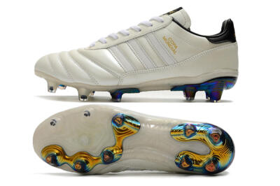 Men's Adidas Copa Mundial 21 FG Firm Ground Low-Tops Football Boots - Beige/Black/White