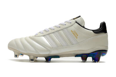 Men's Adidas Copa Mundial 21 FG Firm Ground Low-Tops Football Boots - Beige/Black/White