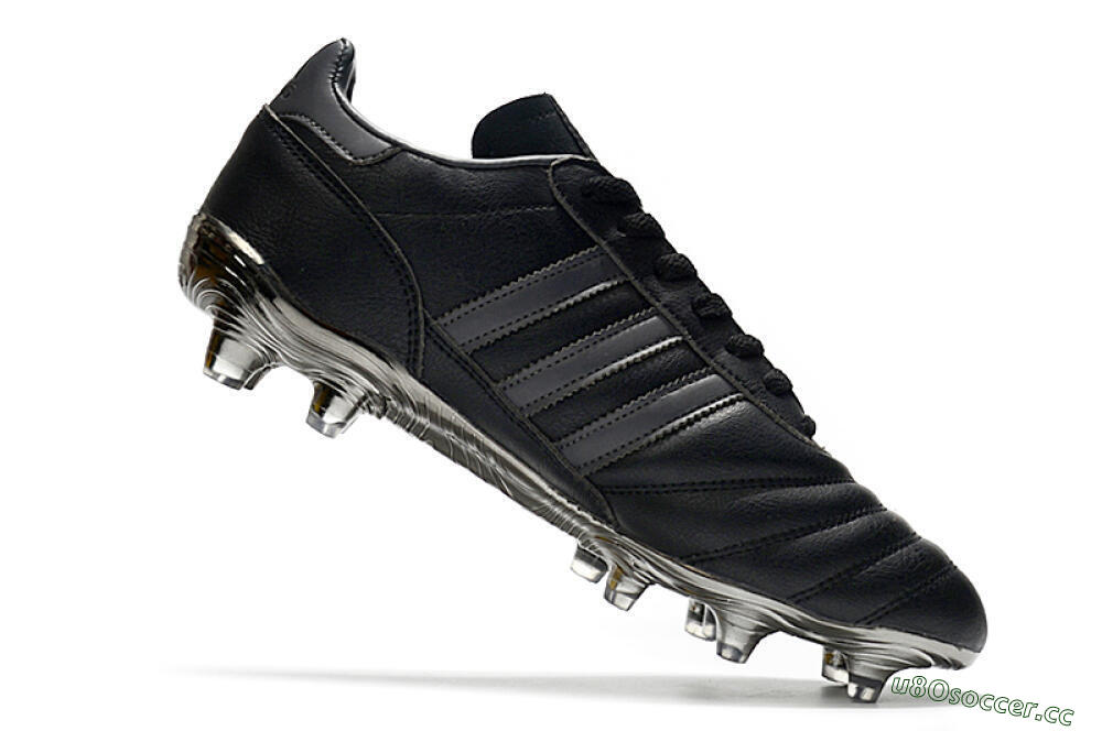 Men's Adidas Copa Mundial 21 FG Firm Ground Low-Tops Football Boots - Black/Silver 4