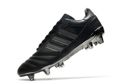 Men's Adidas Copa Mundial 21 FG Firm Ground Low-Tops Football Boots - Black/Silver