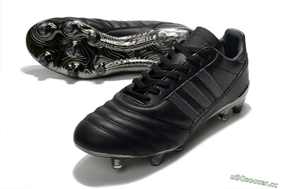 Men's Adidas Copa Mundial 21 FG Firm Ground Low-Tops Football Boots - Black/Silver 3