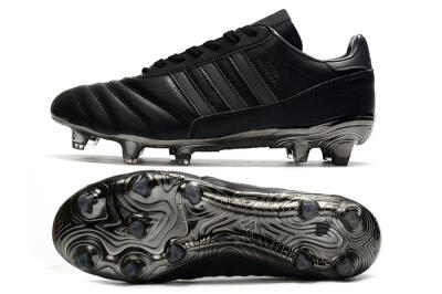 Men's Adidas Copa Mundial 21 FG Firm Ground Low-Tops Football Boots - Black/Silver