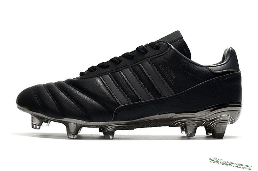 Men's Adidas Copa Mundial 21 FG Firm Ground Low-Tops Football Boots - Black/Silver 0