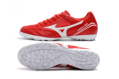 Men's Mizuno Morelia Neo TF Artificial Turf Low-Tops Football Shoes - Red/White
