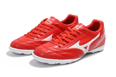 Men's Mizuno Morelia Neo TF Artificial Turf Low-Tops Football Shoes - Red/White