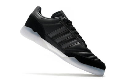Men's Adidas Copa Mundial IC Indoor & Futsal Low-Tops Football Shoes - Black/White