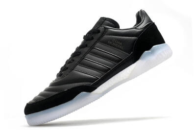 Men's Adidas Copa Mundial IC Indoor & Futsal Low-Tops Football Shoes - Black/White