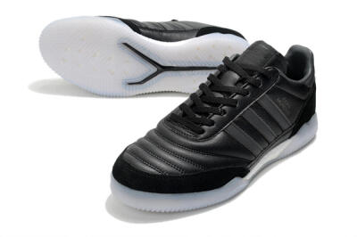Men's Adidas Copa Mundial IC Indoor & Futsal Low-Tops Football Shoes - Black/White