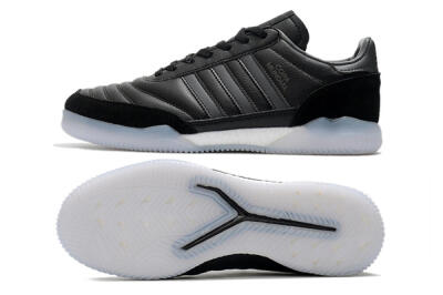 Men's Adidas Copa Mundial IC Indoor & Futsal Low-Tops Football Shoes - Black/White