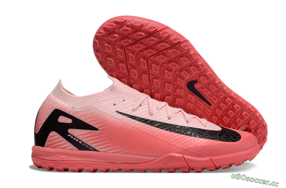 Unisex Nike Air Zoom Mercurial Vapor 16 Elite TF Artificial Turf Low-Tops Football Shoes - Pink/Black 2
