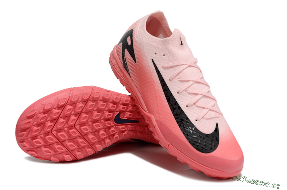 Unisex Nike Air Zoom Mercurial Vapor 16 Elite TF Artificial Turf Low-Tops Football Shoes - Pink/Black 3