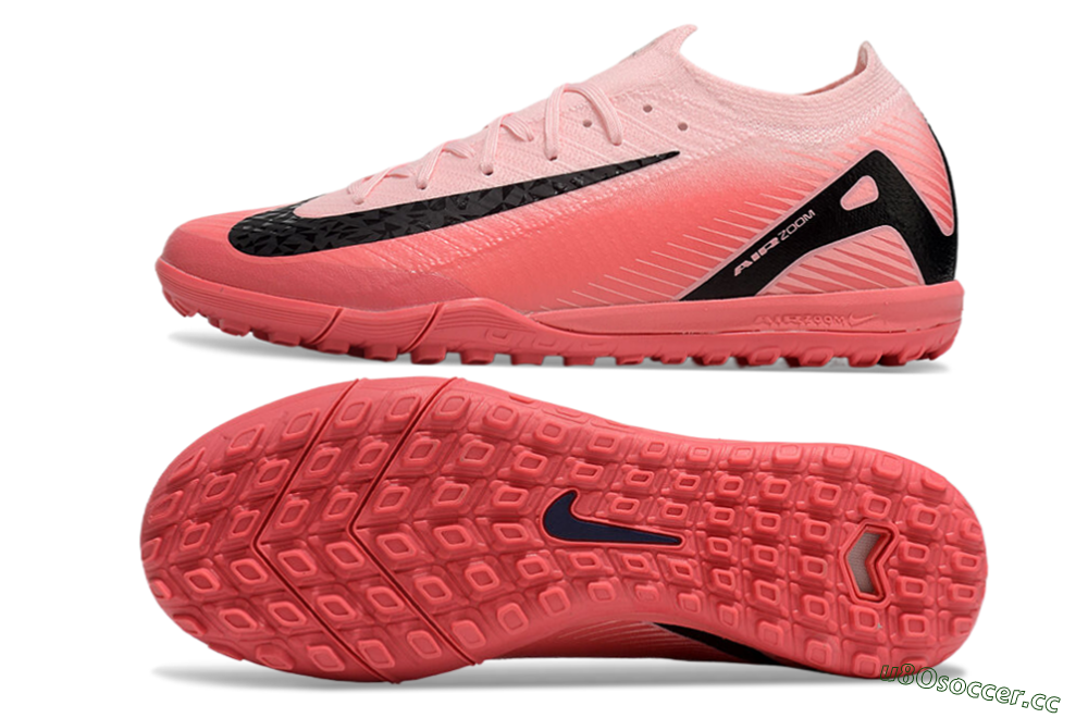 Unisex Nike Air Zoom Mercurial Vapor 16 Elite TF Artificial Turf Low-Tops Football Shoes - Pink/Black 1