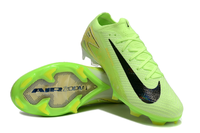 Unisex Nike Air Zoom Mercurial Vapor 16 Elite FG Firm Ground Low-Tops Football Boots - Green/Black/Yellow
