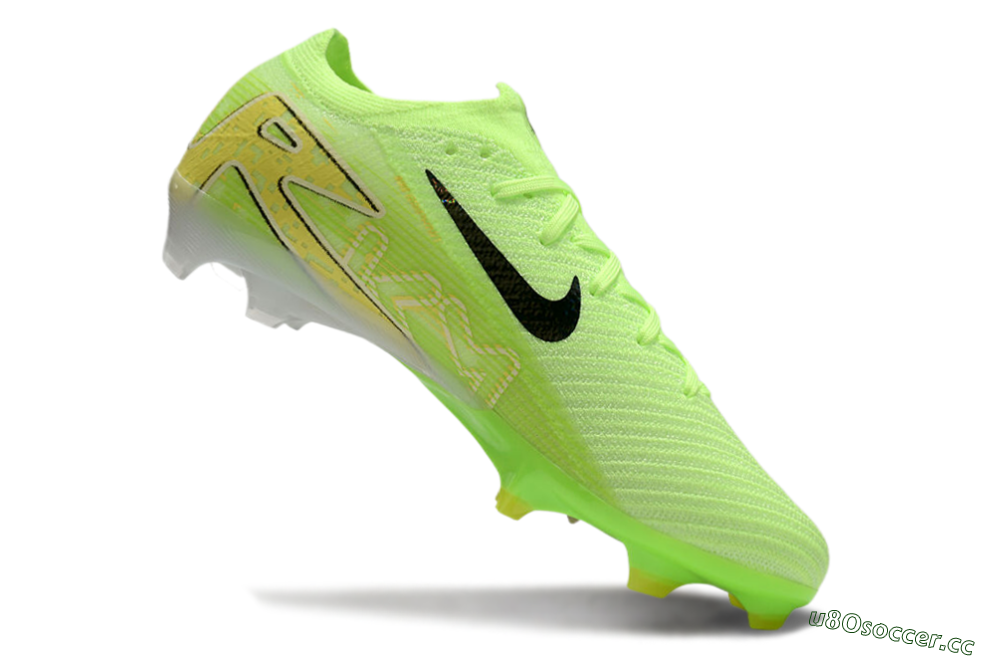 Unisex Nike Air Zoom Mercurial Vapor 16 Elite FG Firm Ground Low-Tops Football Boots - Green/Black/Yellow 4