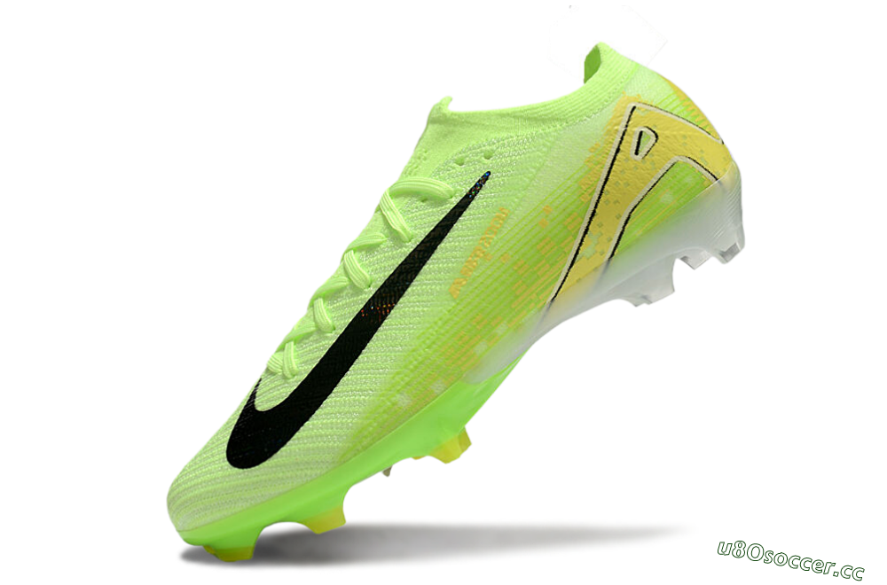 Unisex Nike Air Zoom Mercurial Vapor 16 Elite FG Firm Ground Low-Tops Football Boots - Green/Black/Yellow 5