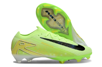 Unisex Nike Air Zoom Mercurial Vapor 16 Elite FG Firm Ground Low-Tops Football Boots - Green/Black/Yellow