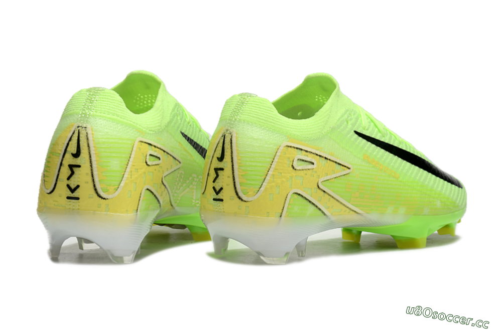 Unisex Nike Air Zoom Mercurial Vapor 16 Elite FG Firm Ground Low-Tops Football Boots - Green/Black/Yellow 6