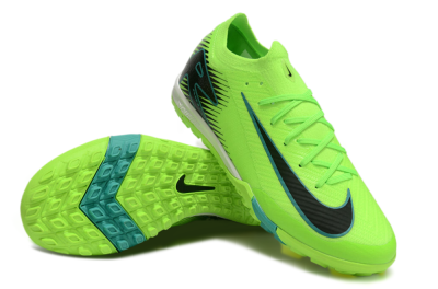Unisex Nike Air Zoom Mercurial Vapor 16 Elite TF Artificial Turf Low-Tops Football Shoes - Green/Black/Blue