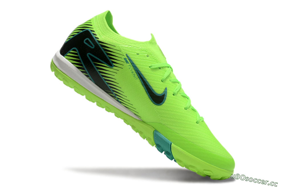 Unisex Nike Air Zoom Mercurial Vapor 16 Elite TF Artificial Turf Low-Tops Football Shoes - Green/Black/Blue 4