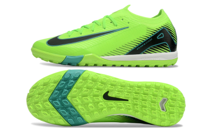 Unisex Nike Air Zoom Mercurial Vapor 16 Elite TF Artificial Turf Low-Tops Football Shoes - Green/Black/Blue