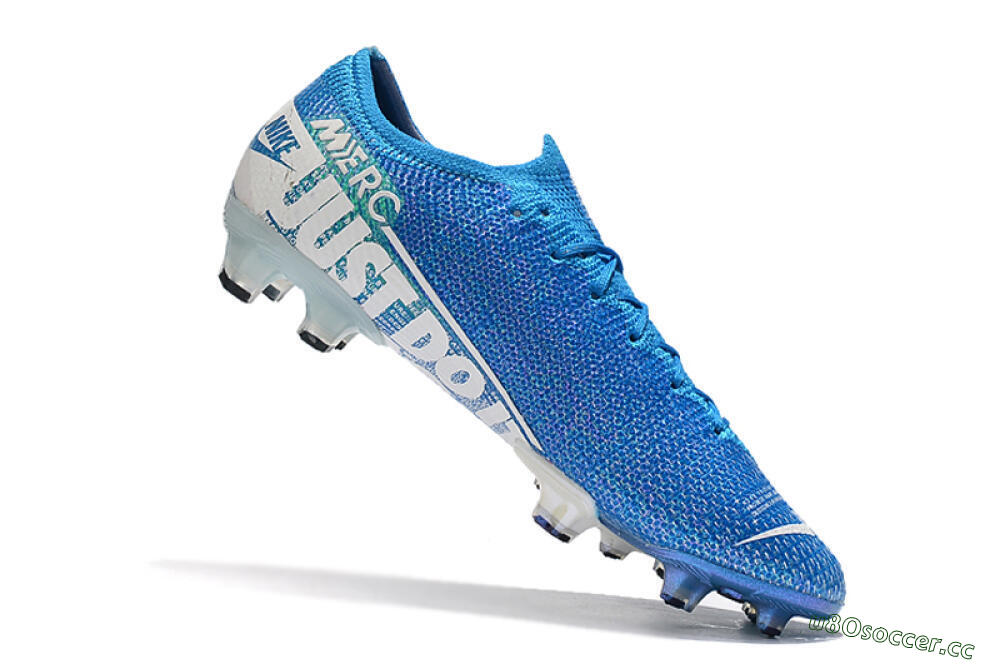 Men's Nike Mercurial Vapor 13 Elite FG Firm Ground Low-Tops Football Boots - Blue/White 7