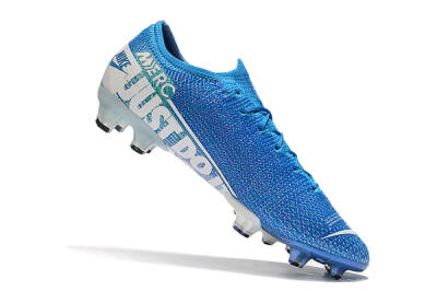 Men's Nike Mercurial Vapor 13 Elite FG Firm Ground Low-Tops Football Boots - Blue/White