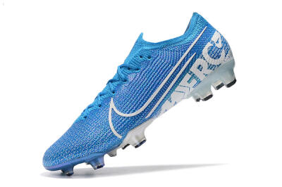 Men's Nike Mercurial Vapor 13 Elite FG Firm Ground Low-Tops Football Boots - Blue/White
