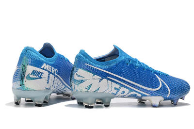 Men's Nike Mercurial Vapor 13 Elite FG Firm Ground Low-Tops Football Boots - Blue/White