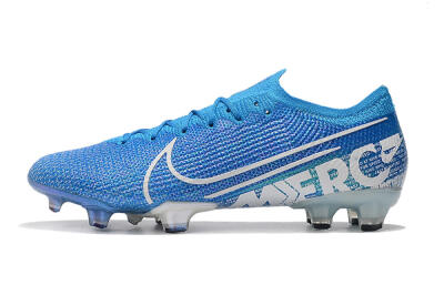 Men's Nike Mercurial Vapor 13 Elite FG Firm Ground Low-Tops Football Boots - Blue/White