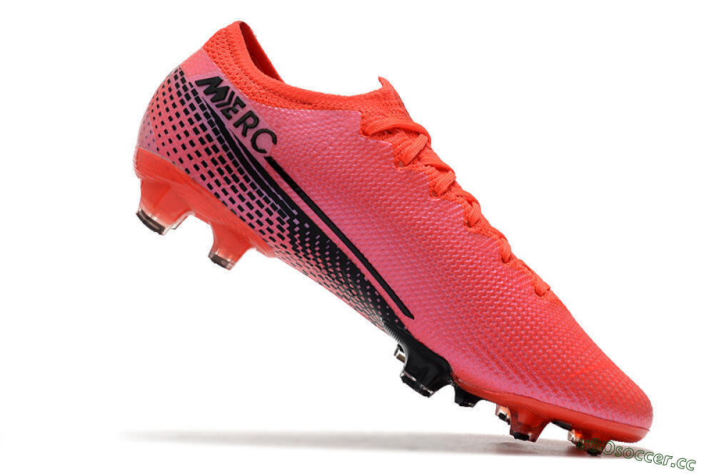 Men's Nike Mercurial Vapor 13 Elite FG Firm Ground Low-Tops Football Boots - Red/Black 7